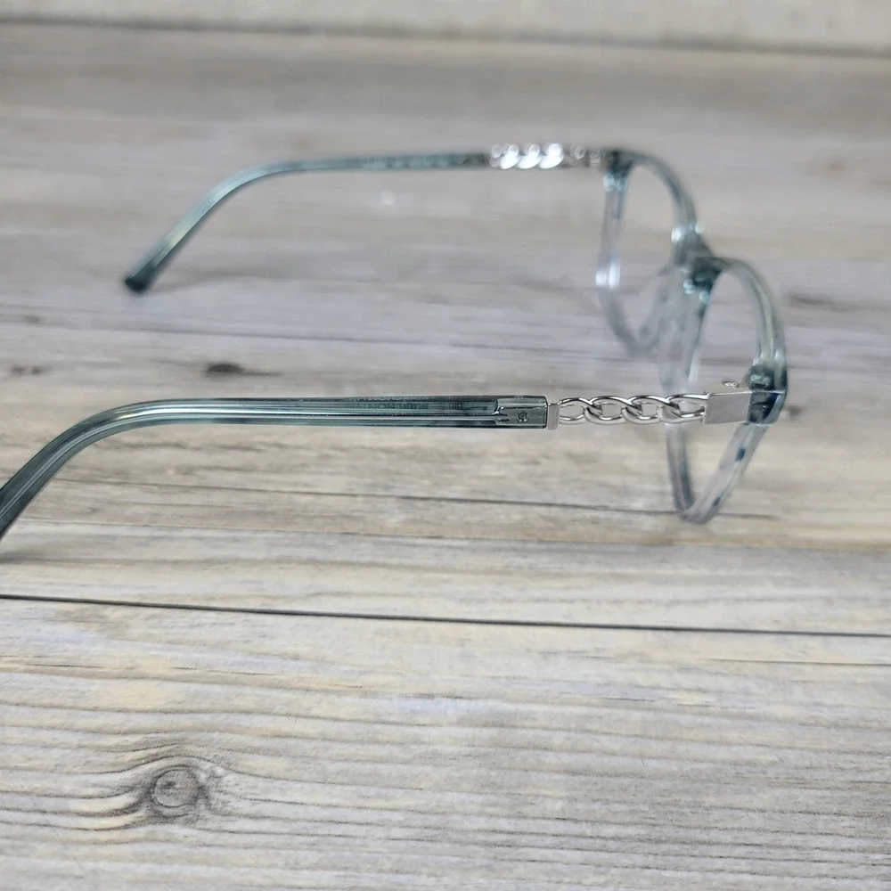 Marchon NYC Eyeglasses Frames M-5008 320 Blue Green Chain Link Women‎ 53-16-140